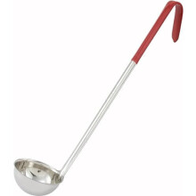 Soro Essentials Stainless Steel Ladle 2 oz Red Handle