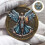 Archangel Michael Challenge Coin Psalm 91:10-11 Blue 2