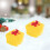 Mini Shatterproof Christmas Ornaments Yellow 12-Pack 4