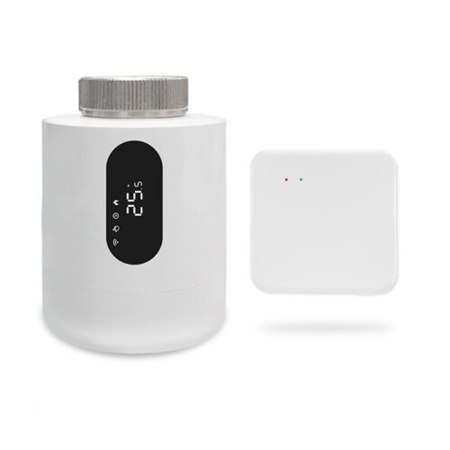 Tuya  ZigBee 3.0 Radiator Thermostat Thermostatic Radiator Valve TRV Programmable Temperature Controller W/Gateway