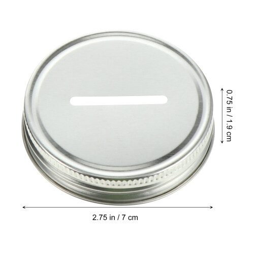 Couvercles en fer-blanc pour gobelets Mason (50 pièces) 2