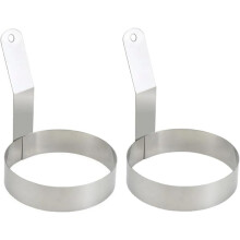 Soro Egg Rings Stainless Steel 4 Inch Set of 2