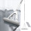 Slhenay sponge mop with long handle and 2 replacement heads 1