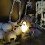 Halloween wreath plastic outdoor indoor light-up ghost 5