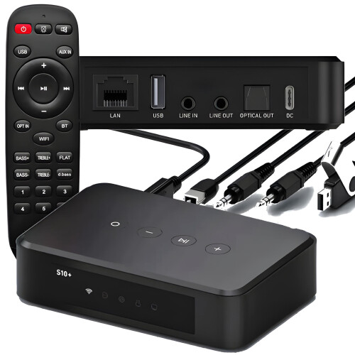 HiFi-Verstärker - ARYLIC - S10 - Multiroom - Bluetooth - USB-Anschluss - Schwarz