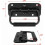 Black Spring-Loaded Pull Handle 3"1" Heavy Duty Folding 2 2