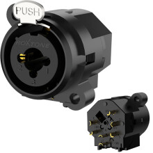 Panelmonteret combo XLR jack 6.3 Roxtone XLR RC6FS