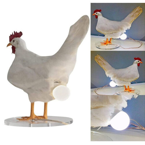 Lampe œuf en résine, 1 pièce 1