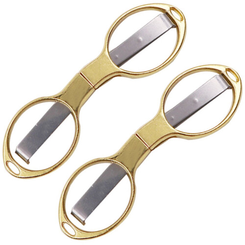 Folding Scissors Portable Safe Travel Scissors 2pcs 2
