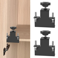 Cabinet Door Installation Jig Stainless Steel 2 pcs