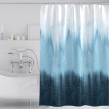 Polyester Shower Curtain 79x86 inch with Hooks