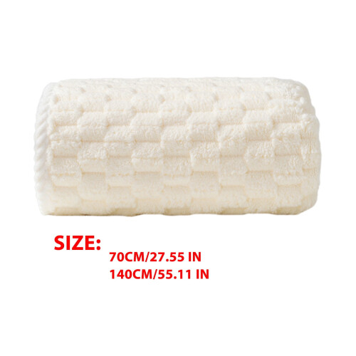 Prosop de baie din microfibră albastră, absorbant, moale, cu uscare rapidă 2