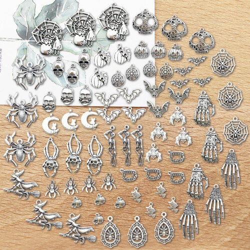 Halloween-Ohrschmuck: Metallanhänger für Damen 2