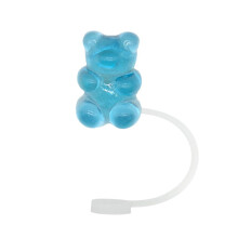 Cartoon Bear Silicone Straw Cap for Stanley 10mm 10pcs