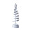 Christmas Tree Table Lamp Warm White 30LED Battery Powered 2
