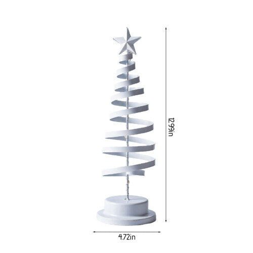 Christmas Tree Table Lamp Warm White 30LED Battery Powered 2