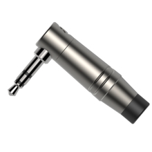 Vinklet Jack-stik 3.5mm stereo Roxtone RMJ3RPX-NN