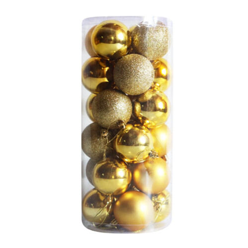 Staron Christmas tree ball ornaments gold 6 cm