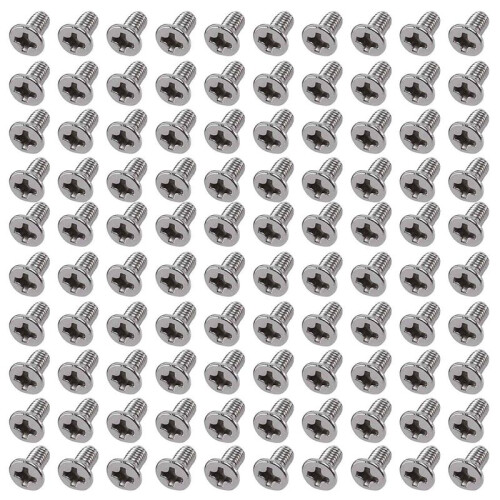 M3 X 6mm Flat  Countersunk Bolts Machine Screws 300Pcs 1