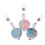 Badge Holder Name Tag with Retractable Clip 3 pcs 1