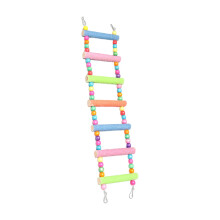 Bird Cage Ladder Wooden Perch Climbing Bridge for Small