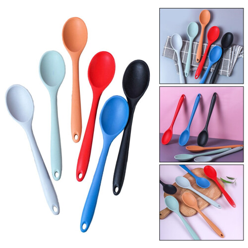 Silicone Spoon Set Japanese Style 6 Pieces 2