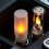 USB Flame Lamp Glass Bottle Ambient Night Light (1pc) 5