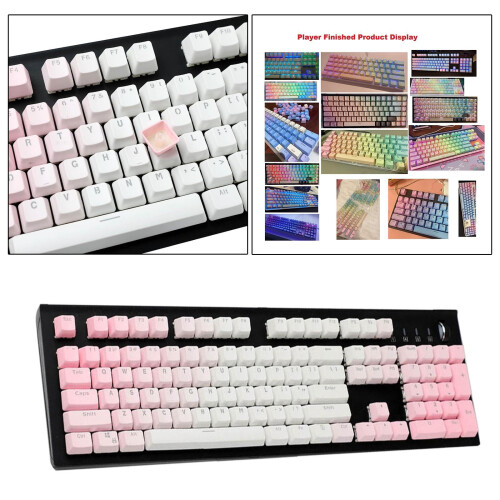 Σετ μηχανικού πληκτρολογίου 104Keys Gaming Gradient, χοντρό για φορητό υπολογιστή,