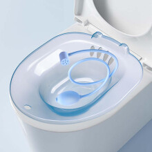 Portable Bidet Seat Basin for Travel and Restroom Use Blue