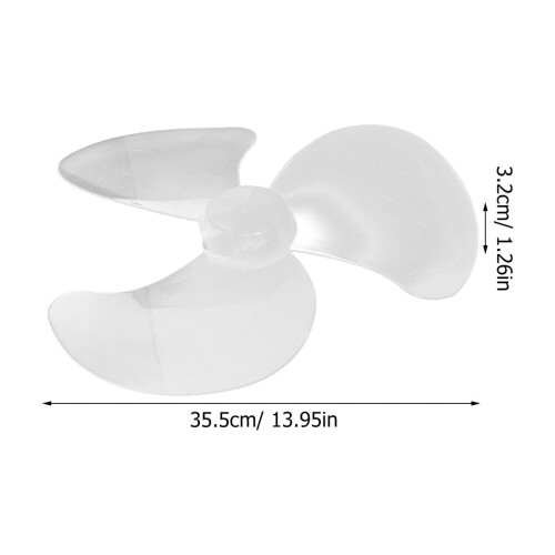 Pale per ventilatore da soffitto universali in plastica bianca, 1 set 1