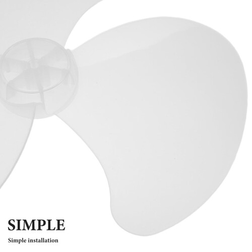 Pale per ventilatore da soffitto universali in plastica bianca, 1 set 2