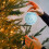 Christmas Ball Ornament Blue Lace Decor 3.14 in 5