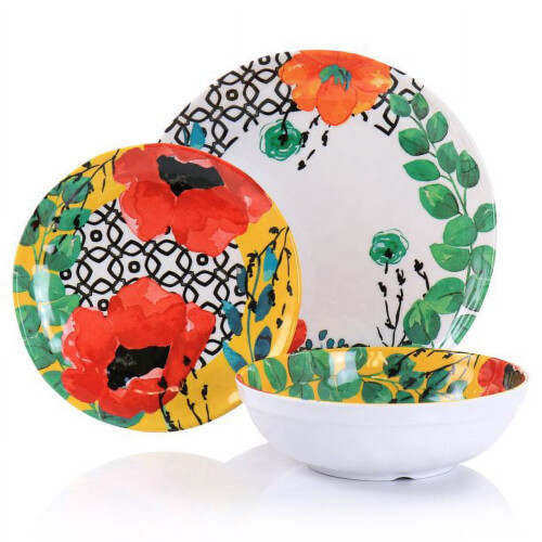 Elama Grace melamine serviesset, 12-delig 1