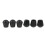 Folding Triangle Cane Stool with Rubber Tips 22mm Black 1