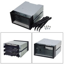 HDD Enclosure Rack Holder Case 3.5 Inch 3 Bay
