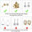 Earring Lifters Hypoallergenic Adjustable Secure Backings 1 5