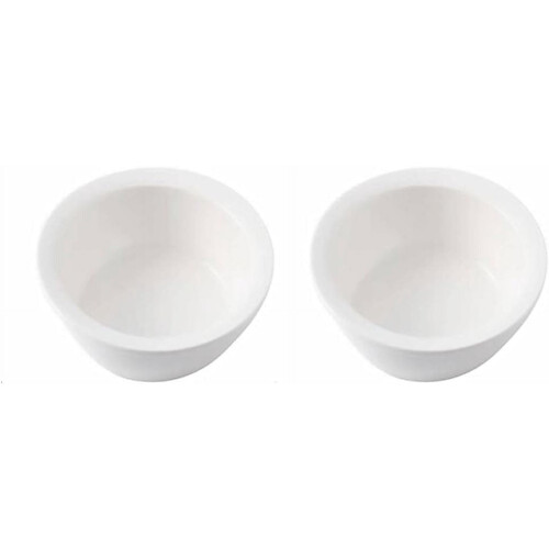 Ceramic Bowl Replacement White 5.5 Inch 2 Pack
