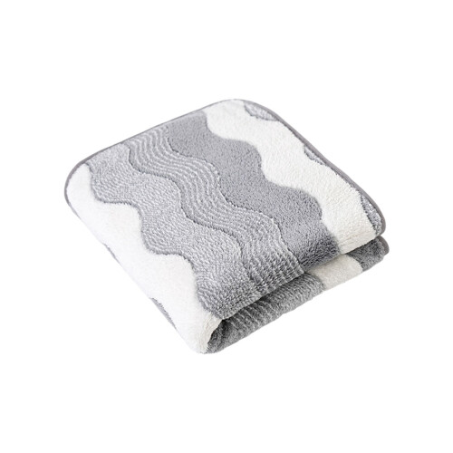 Serviette de bain en polyester doux et épais 75 x 35 cm 1