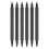 Fabric Marker Pen Double Tip Waterproof 6 Pcs 1