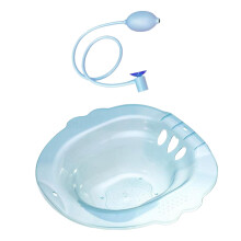 Toilet Seat Sitz Bath Portable Hip Bath Tub Blue