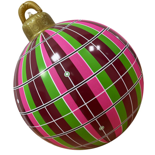 Boule gonflable de Noël, décoration extérieure, 60 cm 1