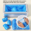 Shoe Cover Dispenser Silver with 200 Covers 4