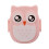 Owl-shaped portable bento lunch box pink one size 2
