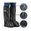 Black Waterproof Shoe Covers XXL 2 Pairs 7