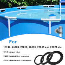 12pcs 25076rp Washer and Ring Kit,Rubber Pool Hose Washers O Ring for Pool Seal Plunger Valve 10262 10745 10255