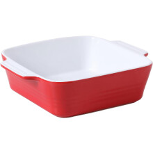 Ceramic 8x8 inch square baking dish 2 quart