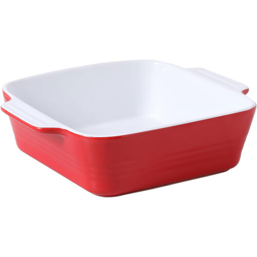 Ceramic 8x8 inch square baking dish 2 quart