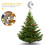Étoile lumineuse argentée pour sapin de Noël 3D 4