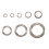 Spring Lock Washer,304 Stainless Steel Spring Lock Washer Assortment Set (410-Pcs,8-Size) 2