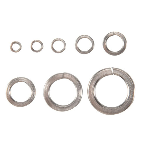 Spring Lock Washer,304 Stainless Steel Spring Lock Washer Assortment Set (410-Pcs,8-Size) 1